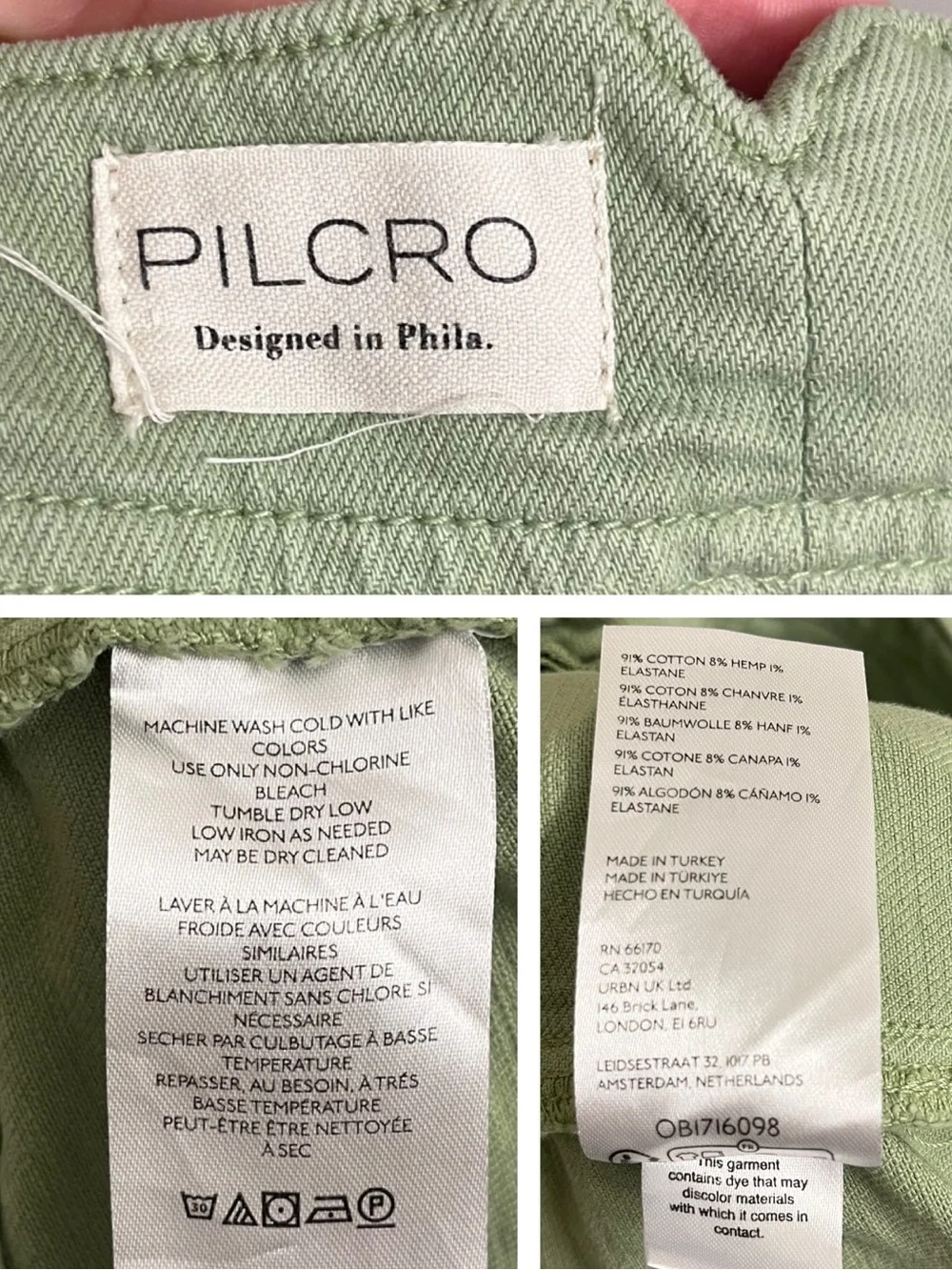 Anthropologie Pilcro Kit Utility Shorts in Green Size 30